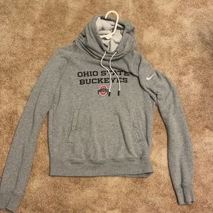 Nike Women's Grey Ohio State Hoodie